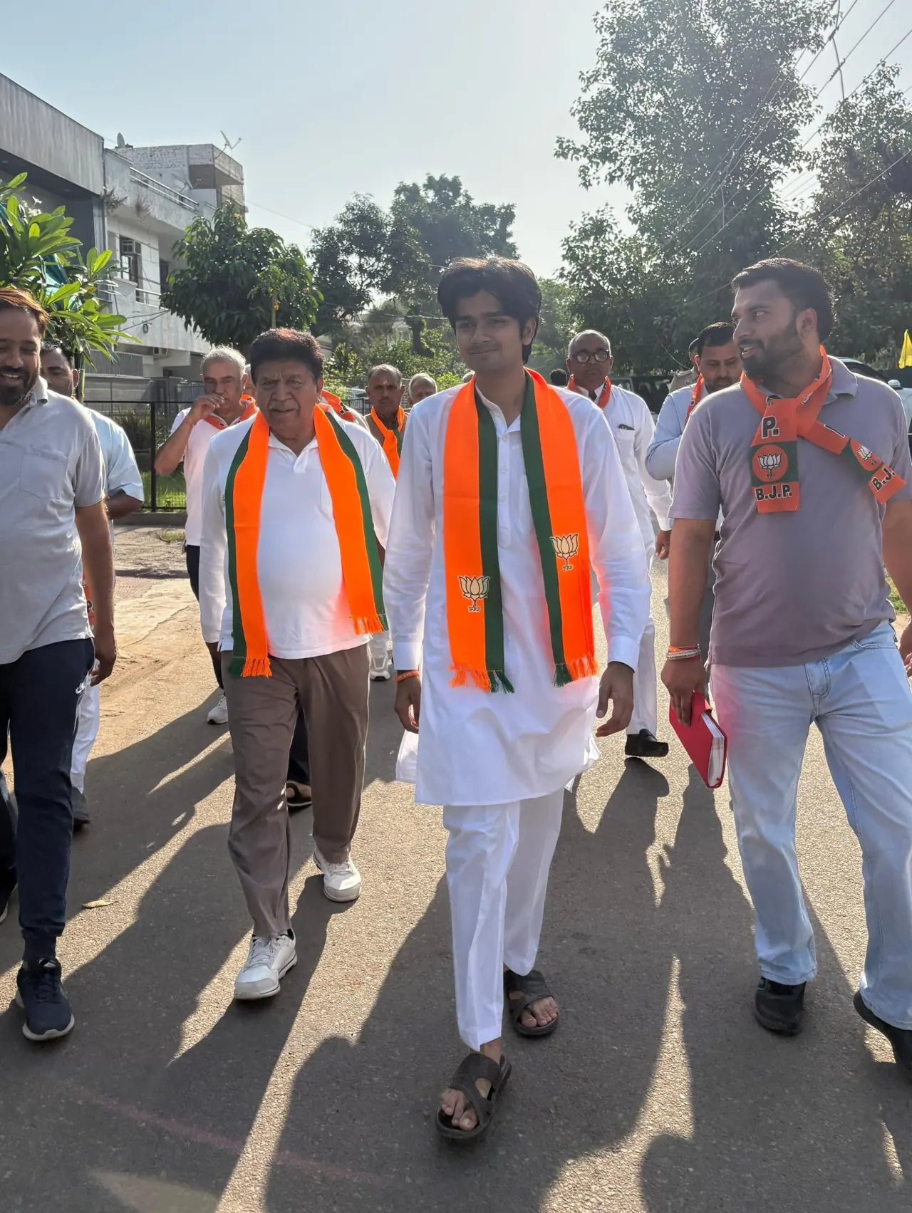 Parth Gupta's Door-to-Door Outreach Continues in Ward 6, Panchkula