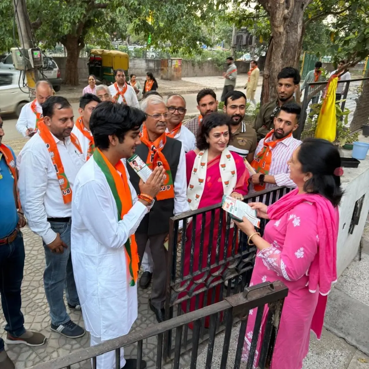 Parth Gupta Takes His Campaign Door to Door in Ward 6, Panchkula