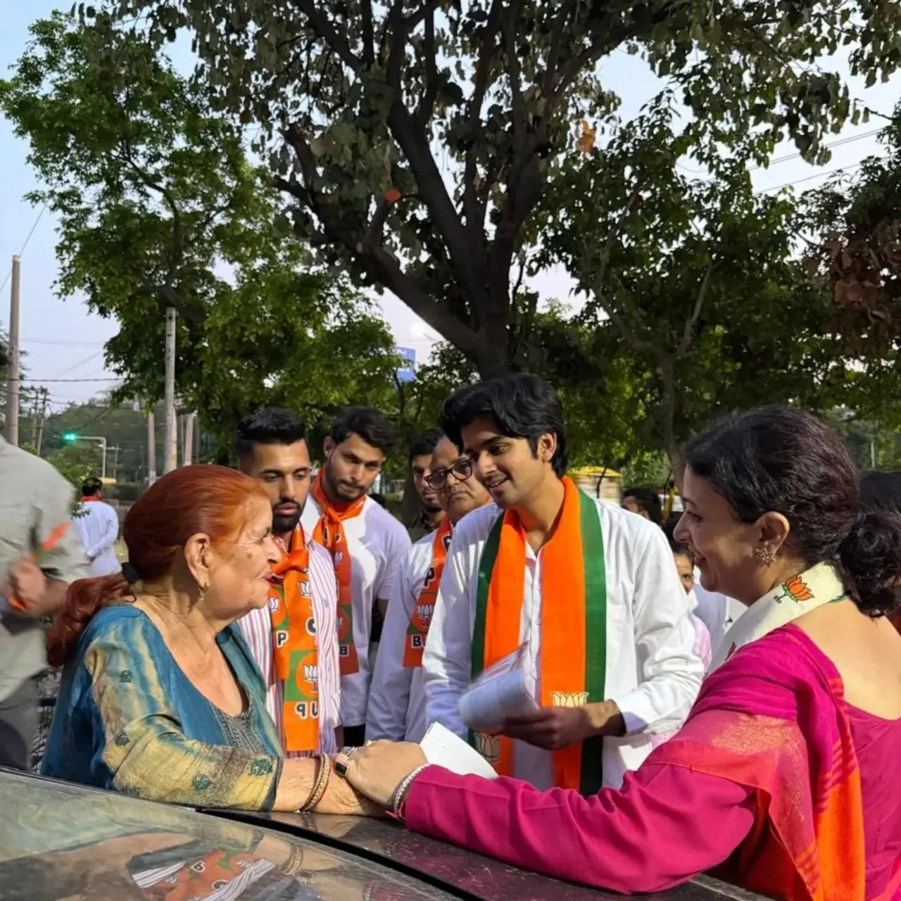 Parth Gupta Takes His Campaign Door to Door in Ward 6, Panchkula — photo 4