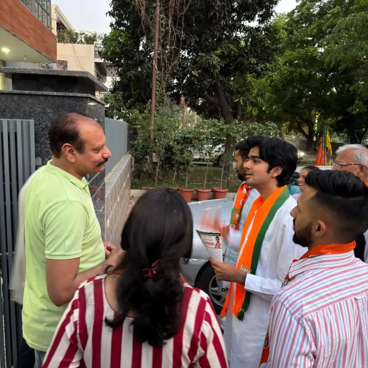 Parth Gupta Takes His Campaign Door to Door in Ward 6, Panchkula — photo 5