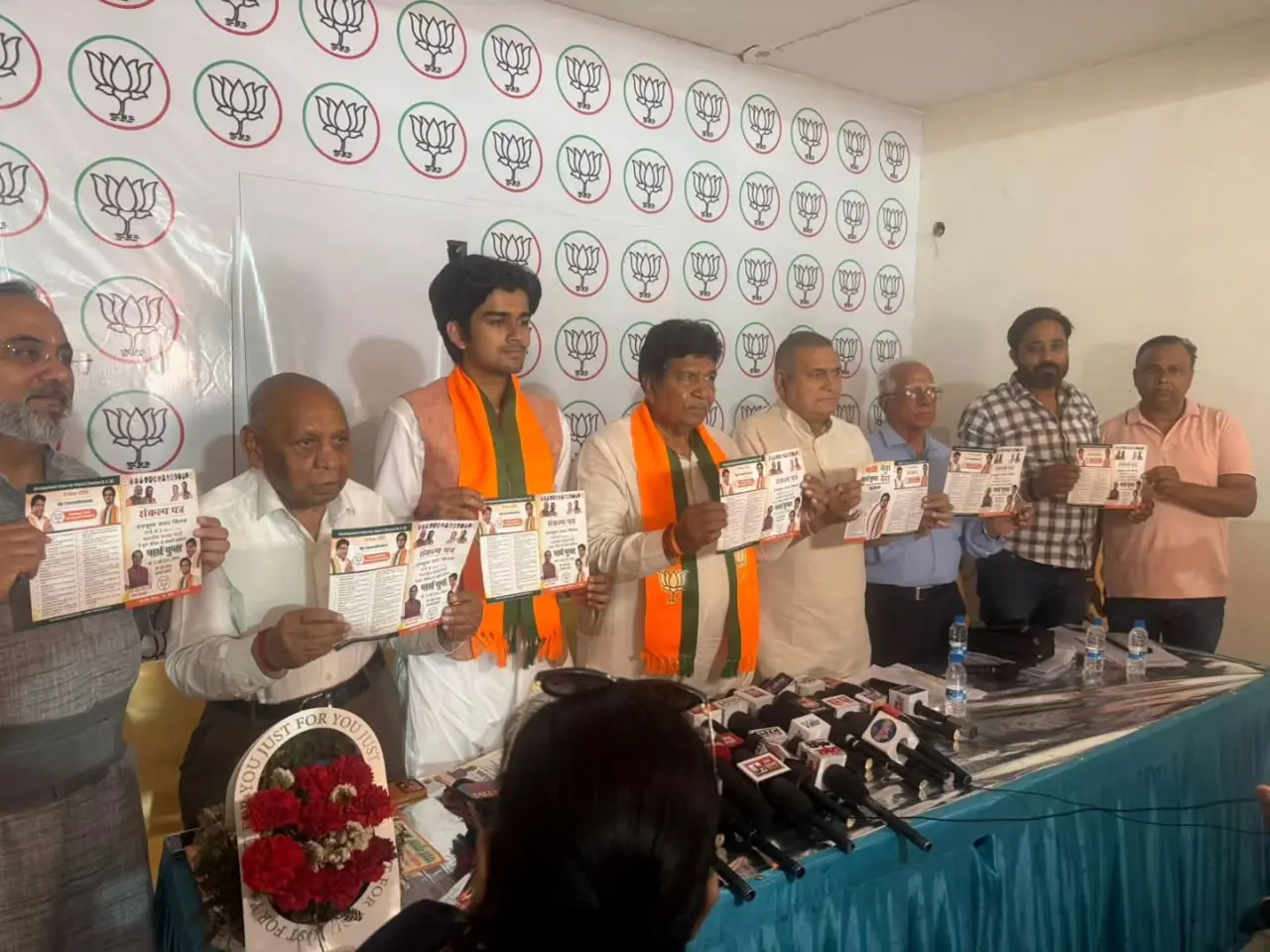 Parth Gupta Unveils Ward 6 Sankalp Patra at Panchkula's Sector 16 Office