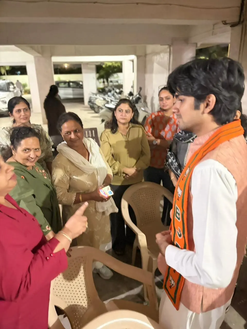 Parth Gupta Welcomed During Ward 6 Public Outreach in Panchkula — photo 5