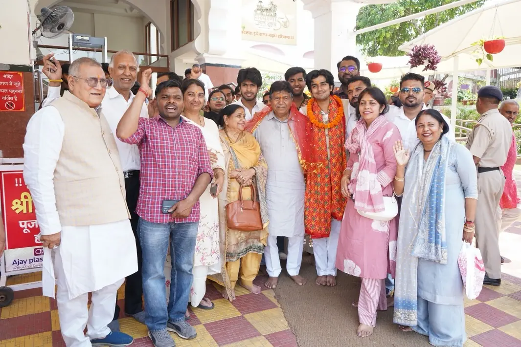 Parth Gupta Marks Historic Ward 6 Win With Blessings at Mata Mansa Devi