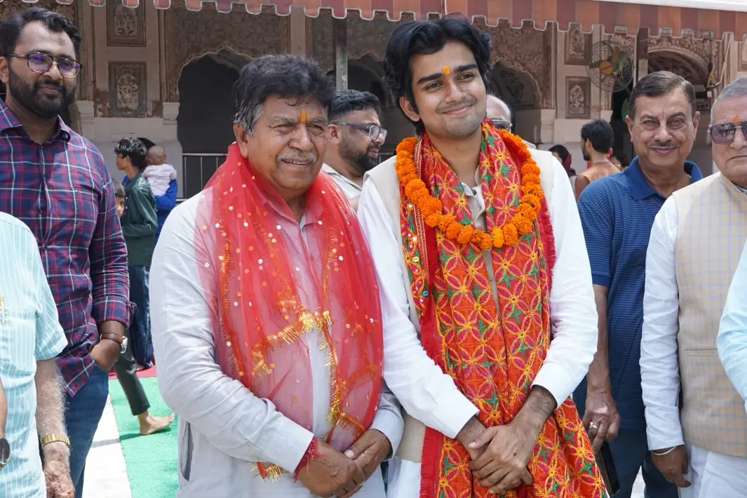 Parth Gupta Marks Historic Ward 6 Win With Blessings at Mata Mansa Devi — photo 2