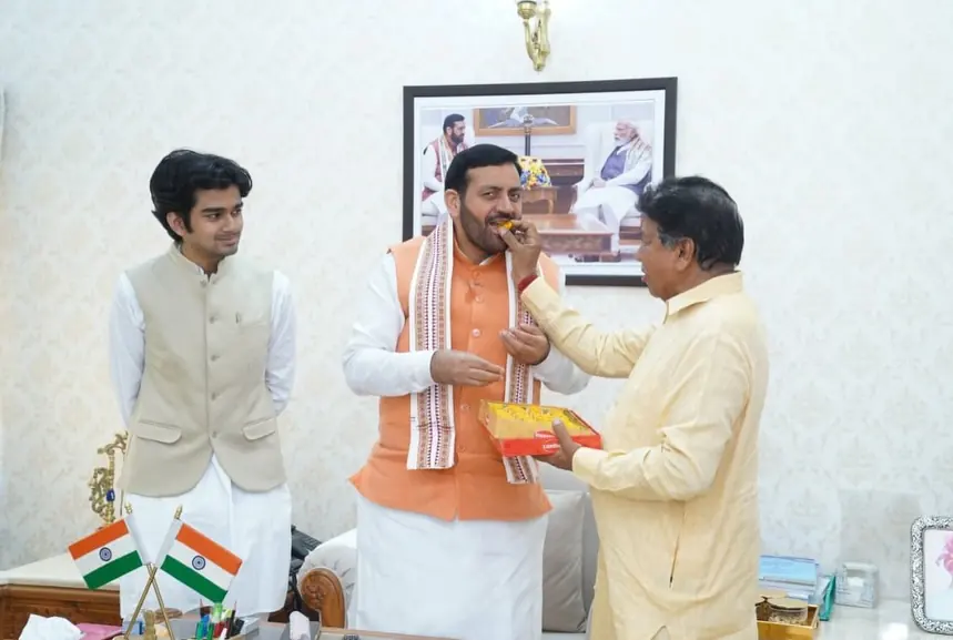 Parth Gupta Meets Haryana CM Nayab Singh Saini in Courtesy Visit — photo 2