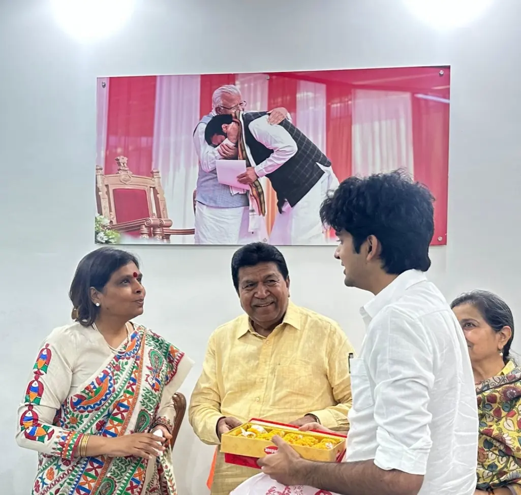 Haryana BJP State President Archana Gupta Congratulates Ward 6 Councillor Parth Gupta