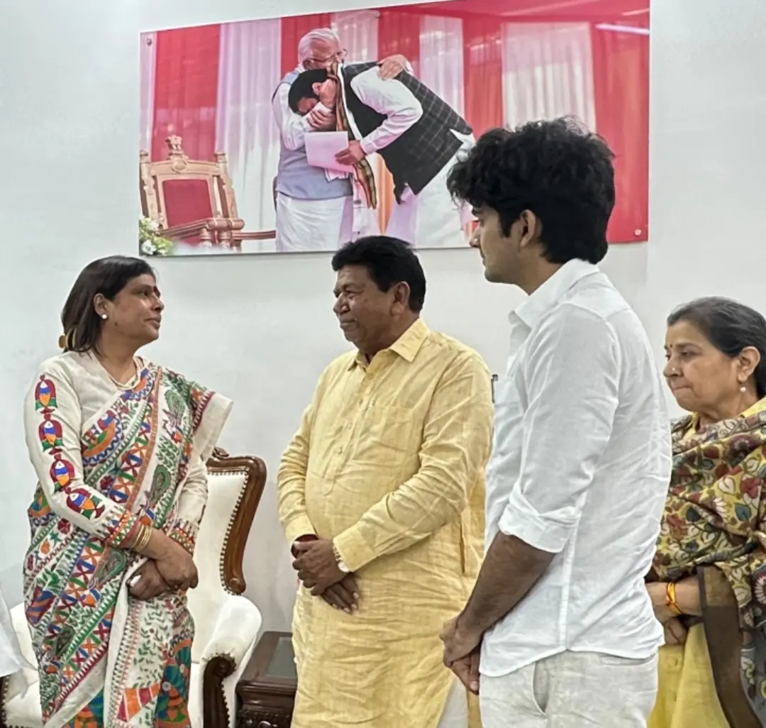 Haryana BJP State President Archana Gupta Congratulates Ward 6 Councillor Parth Gupta — photo 2