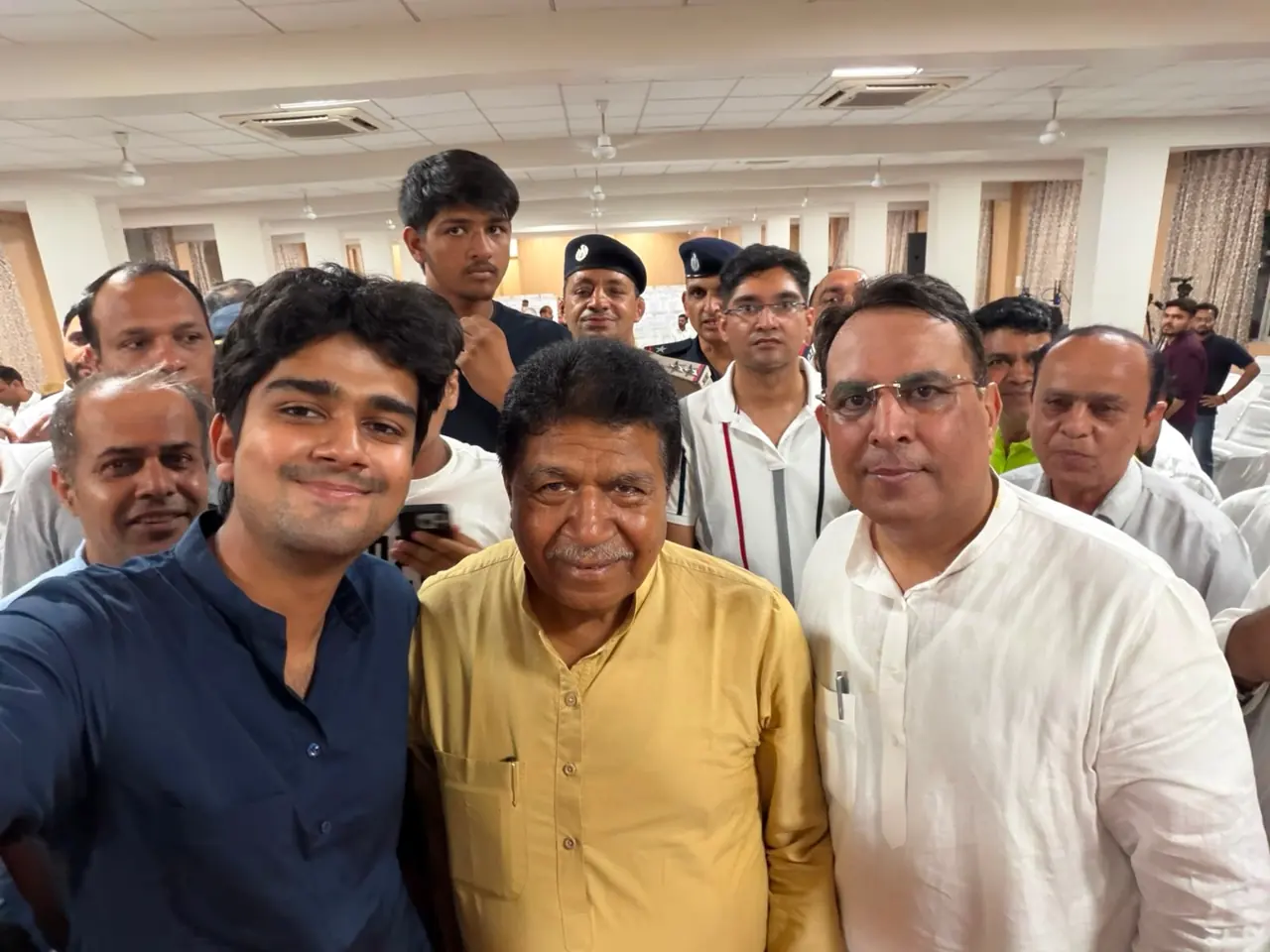 Parth Gupta Attends Bhaichara Milan Samaroh at Jat Bhawan, Panchkula