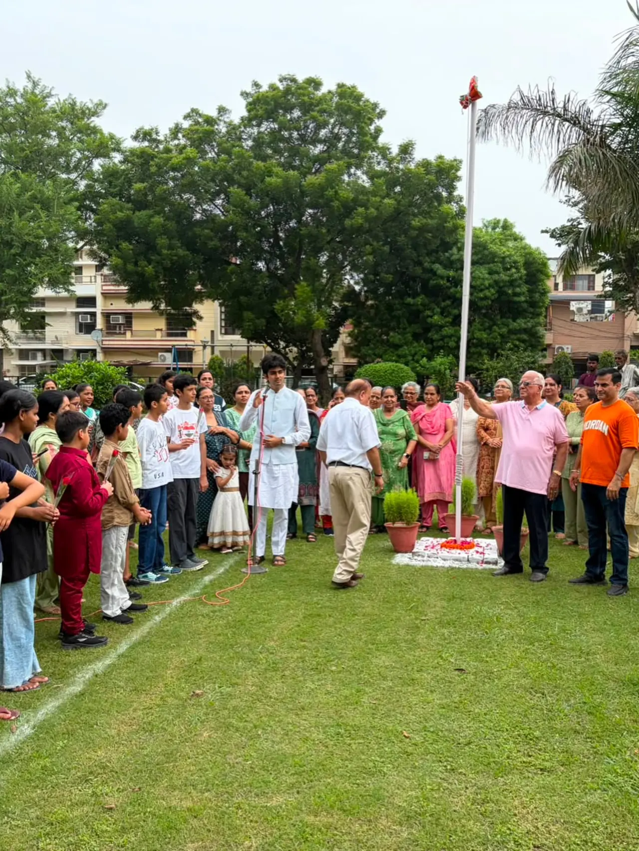 Councillor Parth Gupta Joins Independence Day Celebrations in Sector 16, Panchkula — photo 4