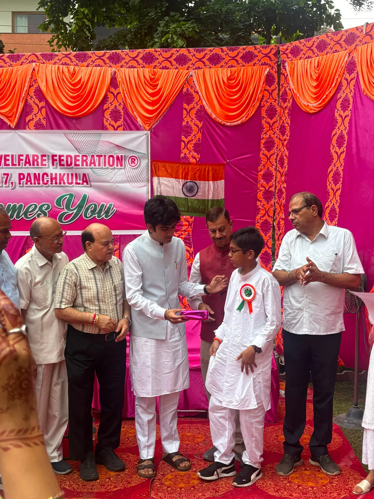Councillor Parth Gupta Joins Ward 6 Independence Day Celebration in Sector 17, Panchkula — photo 3